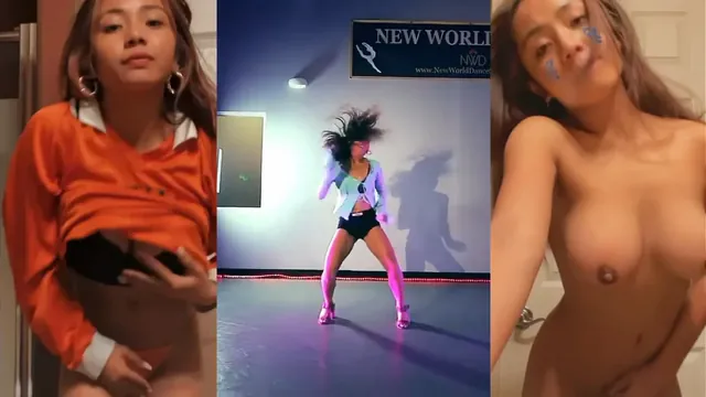 Asian Tiktoker loves showing off her boobs